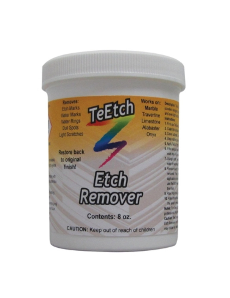 Tenax Etch & Water Mark Remover 8oz Warning: NOT FOR GRANITE Please read below