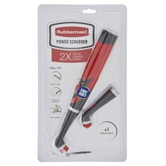 Rubbermaid Power Scrubber with 1 All-Purpose Scrubbing Head and 1 Grout Scrubbin