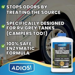 Camper Grey Water Tank Treatment Cleaner Enzyme Deodorizer for Sink Drains