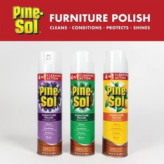 4-in-1 Furniture Polish Aerosol Spray, Lemon Scent, 12.7 Oz, 6-Pk | Restores