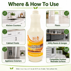Eco Cln Citrus All-Purpose Cleaner Concentrate 32 oz 3-Pack