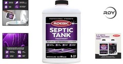 Safe 32 Fl Oz Septic Tank Treatment with Bacteria Enzymes – Works for 1