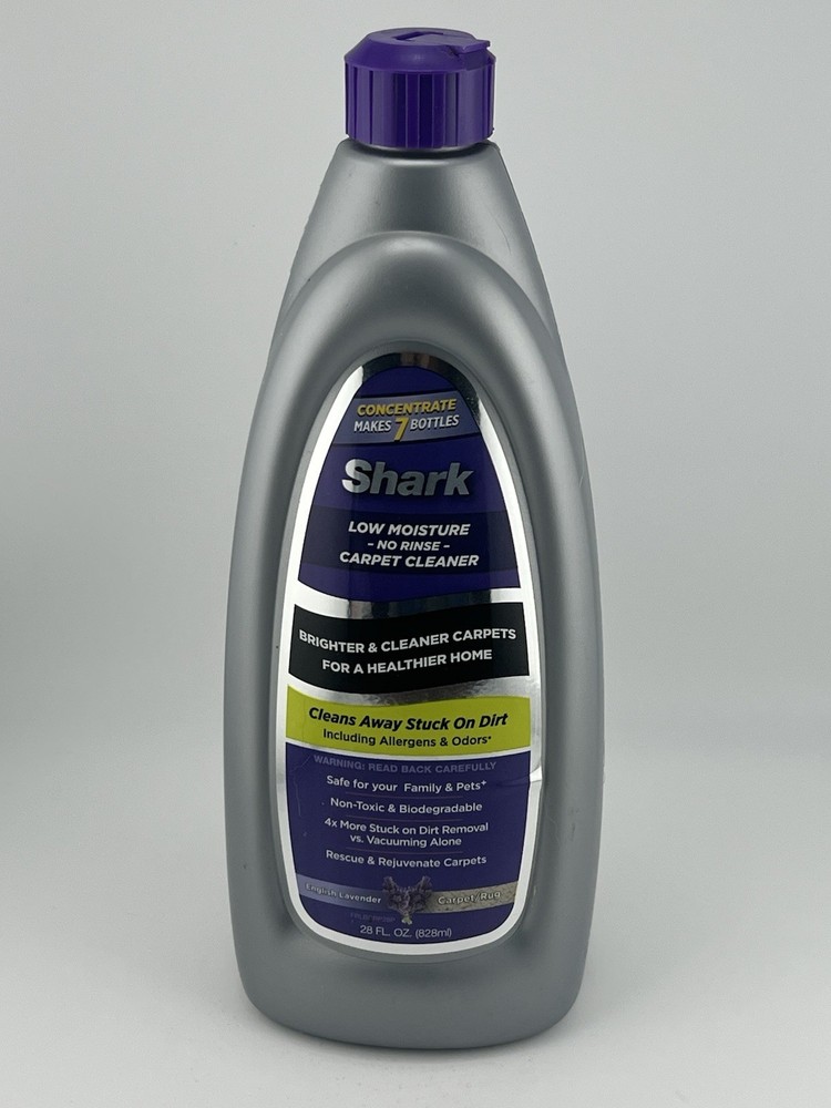 Shark Carpet Shampoo Low Moisture No Rinse English Lavender 28 FL oz Sealed New