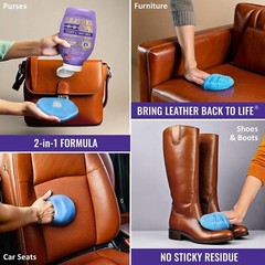 Unscented Leather Cleaner & Conditioner 18oz – Safe for All Leather Surfaces
