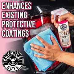 (4 Pack) Chemical Guys WAC_202_16 Speed Wipe Quick Detailer, 16oz, Cherry Scent
