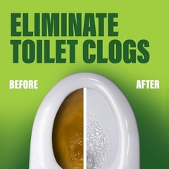 Green Gobbler Powder Plunger Toilet Bowl Clog Remover 2 Pack 16.5 oz Drain Opene