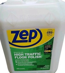Zep High Traffic Floor Polish 5 Gallon Commercial Floor Finish Shine Sealer