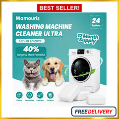 Uproot Clean Washing Machine Cleaner Tablets – 24 Pack for a 12 Month Supply. Fo