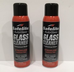 2X SAFELITE AUTO GLASS CLEANER 19 OZ PROFESSIONAL GRADE NEW