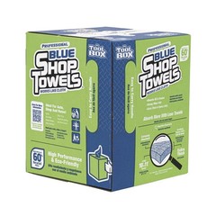 Shop Towels Tool Box Big Grip Bucket Brand Blue Hand Disposable 200 Count Refill