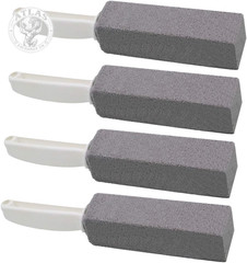 Pumice Stone for Toilet Bowl Cleaning with Handle Pumice Toilet Stone 4 Pack