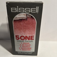 Vintage Bissell 5 In One Carpet Formula 1987 (5 LB Bottle) In Open Box 64 fl oz