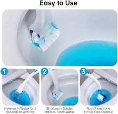 12 Pack Flushable Refills Compatible with Scrubbing Bubbles Toilet Bowl Brush…