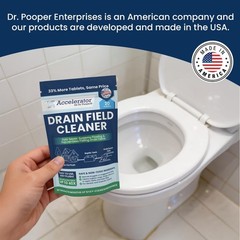 Drain Field Cleaner Tablets 20 Count Septic Tank Treatment Clogs Odor Sludge 10M