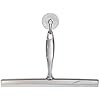 iDesign 12in Clear Squeegee Stainless Steel Shower Tool
