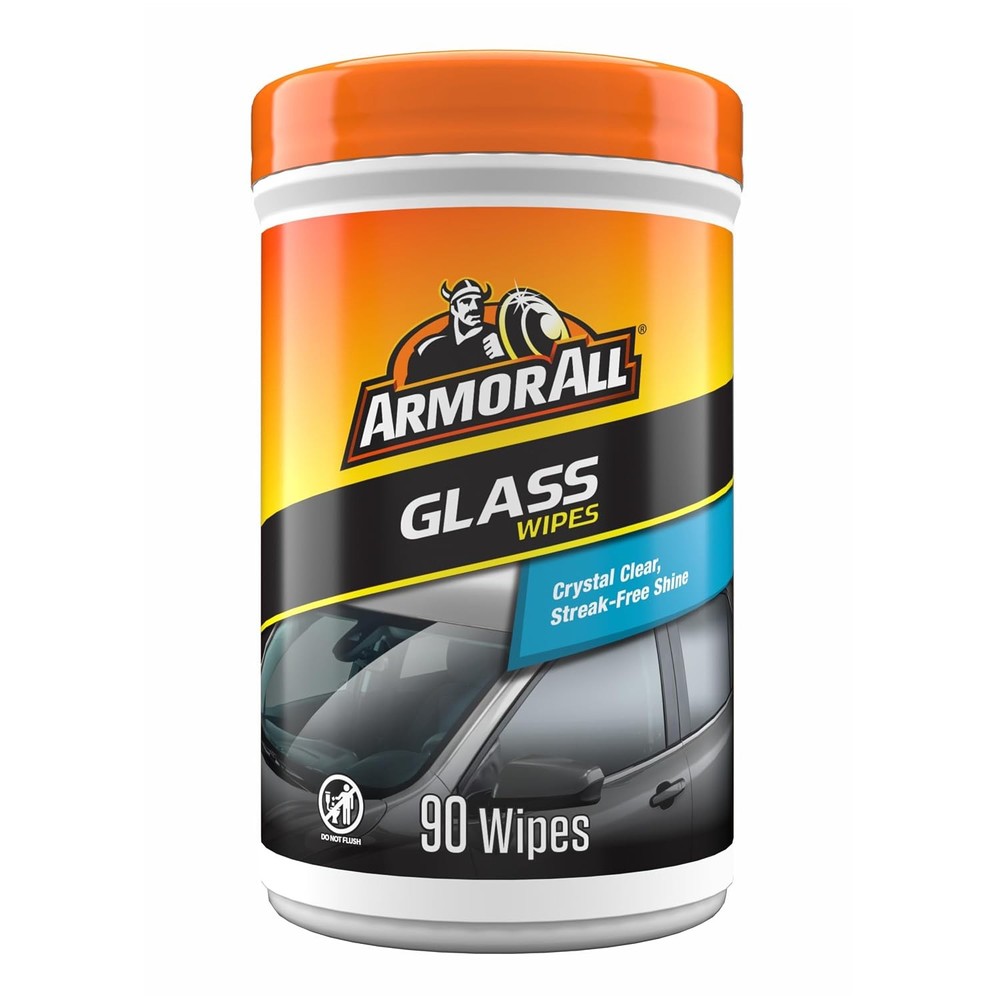Auto Glass Cleaner Ammonia Free Window Glass Wipes 90 Count Car Glass Cleaner