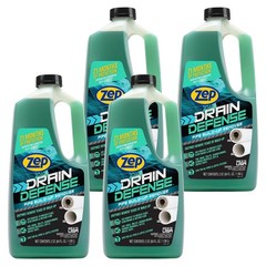 Pipe Build Up Remover 64 fl oz Zep Drain Defense Build Up Remover Drain Cleaner