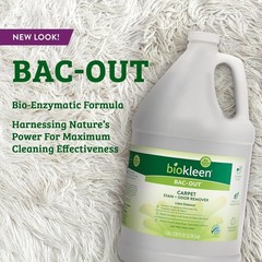 Bac-Out Enzyme Odor & Stain Remover, 128oz, Eco-Friendly, Carpet & Fabric