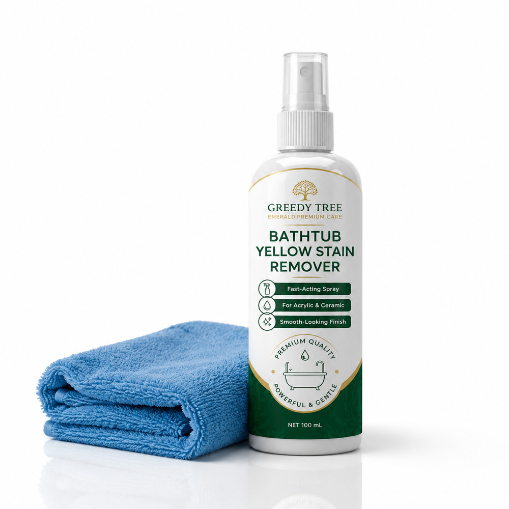 Bathtub Yellow Stain Remover Spray For Cleaner Looking Bathroom Surfaces