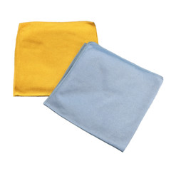 Glass Cleaning Cloths (Packs of 12) Microfiber, Lint & Streak Free 16×16, Colors