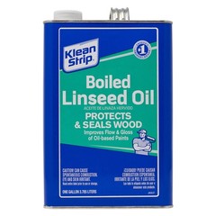 Boiled Linseed Oil Wood Sealer Natural Finish 1 Gallon