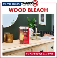 Zinsser Wood Bleach Kit, 2-Step Brightening System, Interior Wood Surfaces | 8oz