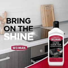 Glass Cooktop Heavy Duty Cleaner and Polish – 20 Ounce – Non-Abrasive No Scra…