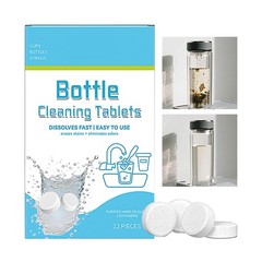 `Water Bottle Cleaning Tablets 12pack Chlorinefree And Odorless Cleaner