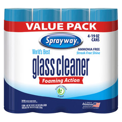 Sprayway Foaming Action Glass Cleaner (19 oz., 4pk.) Streak-Free Shine