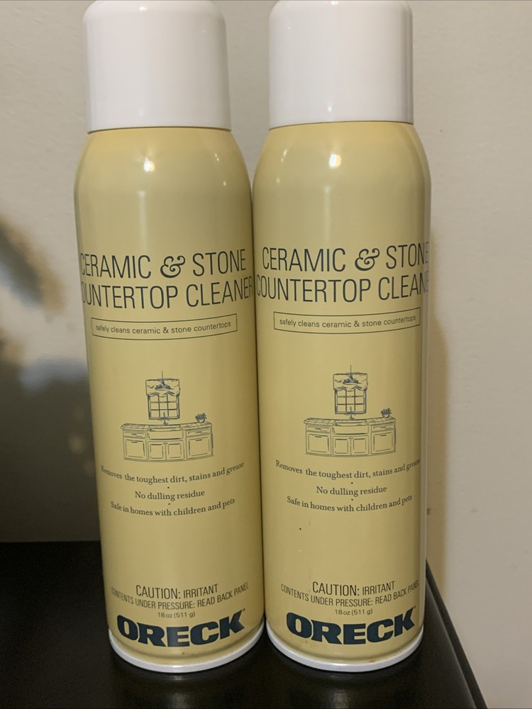 Lot 2 Oreck Ceramic & Stone Countertop Cleaner 18oz Each