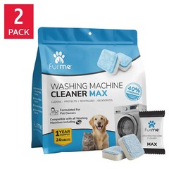 FurMe Washing Machine Cleaner Max Tablets, 2-pack, 48 Count