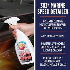 Marine Speed Detailer – Instantly Shines and Protects – UV Protection – Protects