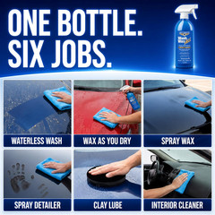 Wash Wax ALL Waterless Car Wash Spray Wax RV Boat Aircraft Detailer Kit