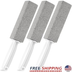 Pumice Stone Cleaner 3 Pack Toilet Sink Tile Stains Hard Water Rings Scrubber US