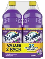 Fabuloso Multi-Purpose Cleaner Lavender Scent, 2X Concentrated Formula, 33.8 Fl