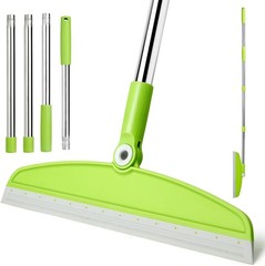 Silicone Air Broom, Multifunction Broom with Long Handle, Adjustable Rubber