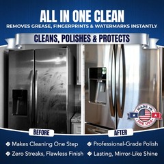 3oz Stainless Steel Cleaner and Polish – Cleans, Polishes & Protects Kitchen …