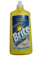 Brite No Wax Floor Cleaner Scuff Lifter Vintage 1998 16 oz SC Johnson