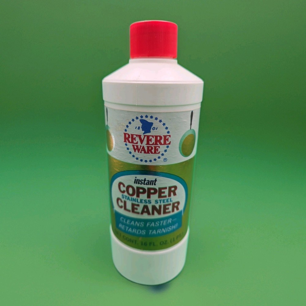 Vintage Revere Ware Instant Copper Stainless Steel Cleaner 16oz 70% Full Discont