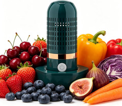 Produce Cleaner – Portable Oh-Ion Fruit & Vegetable Washer, Deep Cleans Produce,