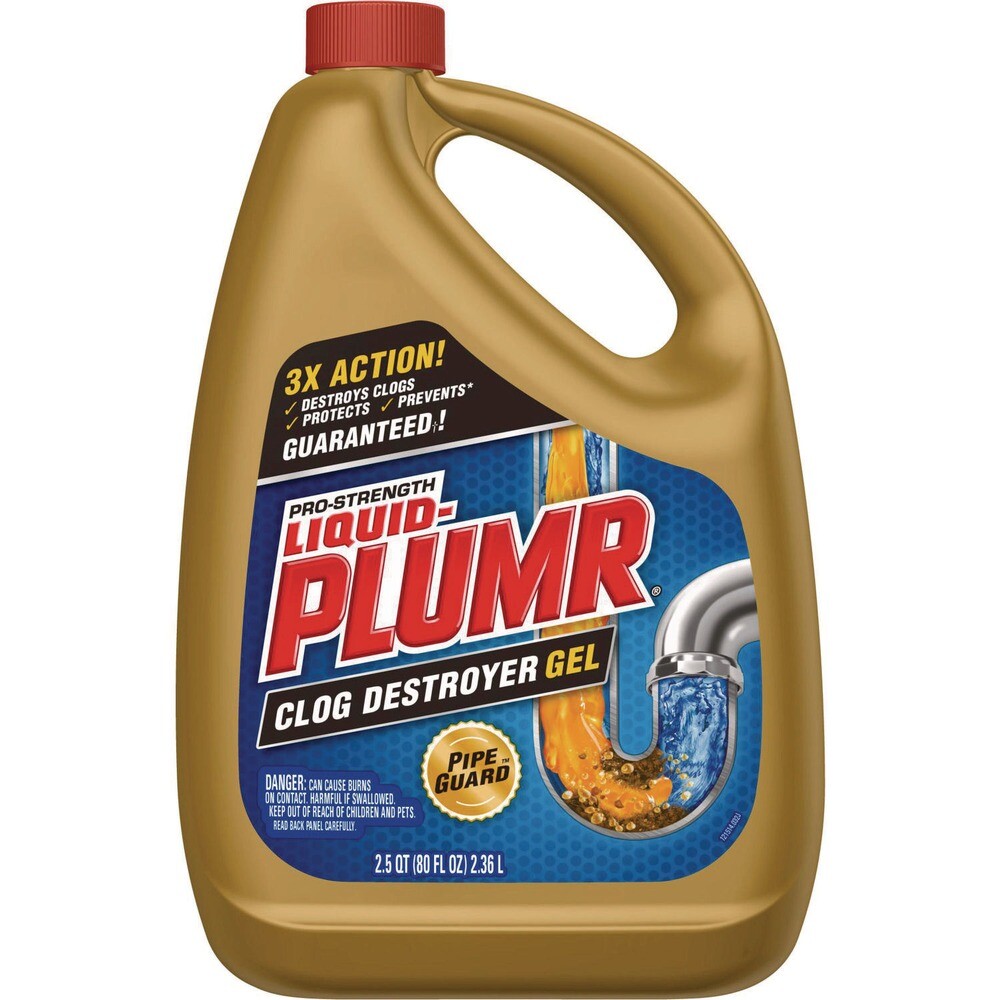 Liquid Plumr 00228EA 80 oz. Gel Pro-Strength Full Clog Destroyer New