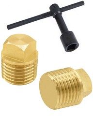 Solid Boat Plug – 1/2 Inch Drain Plugs with T Handle Wrench Tool Kit for Most…