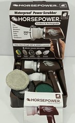 Horsepower Waterproof Power Scrubber Cordless and Rechargeable Open Box