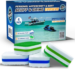 Marine Magic Eraser Sponges Boat Jet Ski Cleaner Removes Scuffs Grease