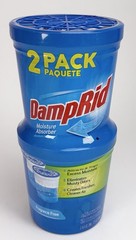 2 Pack DampRid FG60 Moisture Absorber, Fragrance Free, 10.5oz Each Brand New