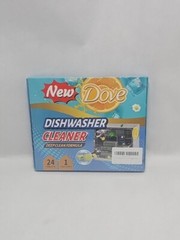 Dove@ Dishwasher Cleaner Deodorizer Descaler Tabs, 24 Pcs Heavy Duty Degreaser