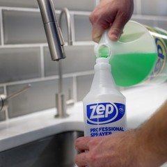(6 Pack) Zep Professional Plastic Spray Bottle 32 oz Adjustable Nozzle Sprayer