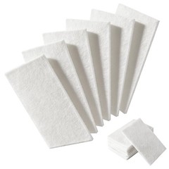 12PCS White Non Woven Pads & Non Scratch Scrubbing Pads 4×6 Inch Light Duty S…