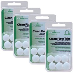 HVAC Drain Line Cleaner, 4-Pack, 6ct Tabs