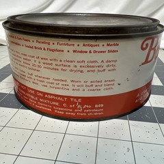 Butcher’s Wax, Original Two Pound Can, Pre-Owned, Floor Wax, Used Paste Wax